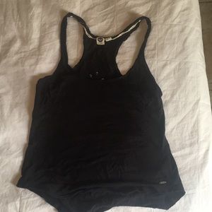 Black tank top